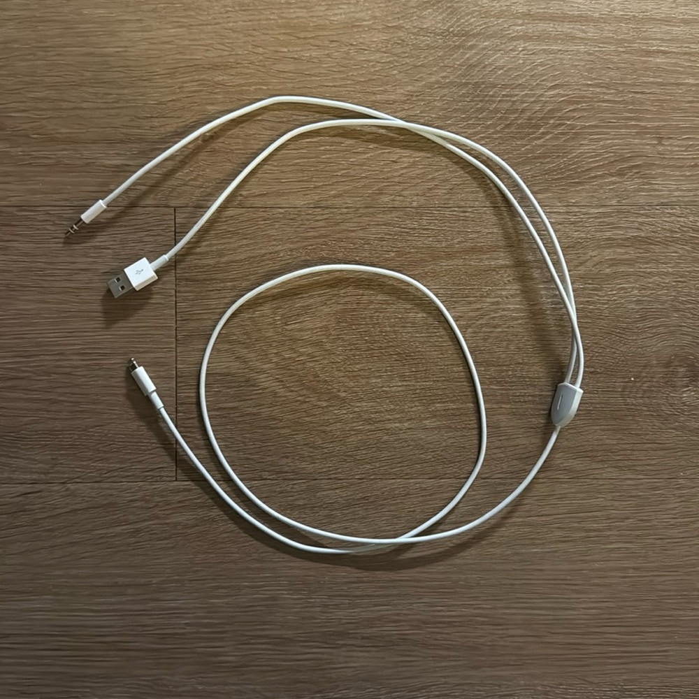 Lightning to AUX and USB Cord